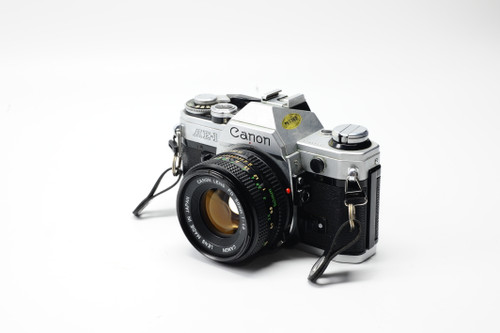 Pre-Owned - Canon AE-1 w/50mm f1.8 FD/SC SILVER