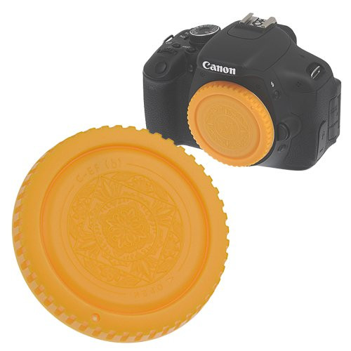 Fotodiox Designer Body Cap for Canon EOS, Yellow