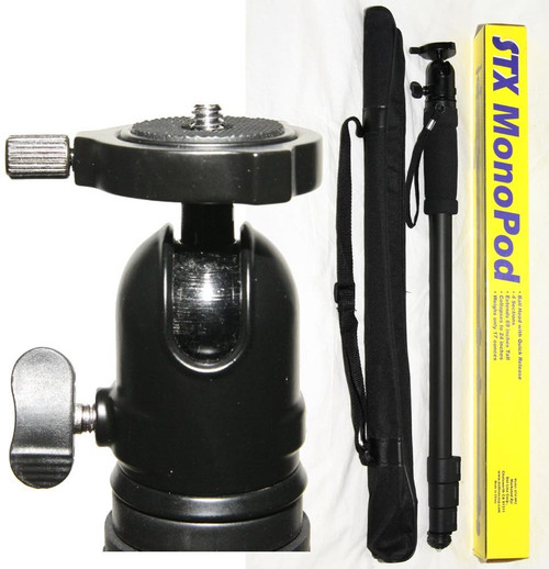 STX-MP2 Monopod 4 Section W/Ball Head