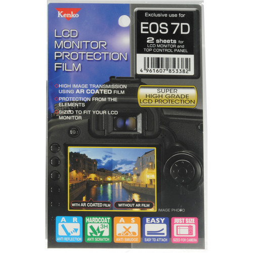 Kenko LCD Monitor Protection Film for the Canon EOS 7D Camera