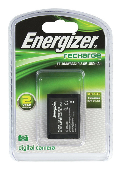 Energizer Digital Camera Battery DMW-BCG10 for Panasonic