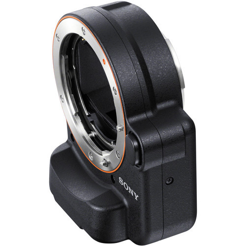 Sony - A-Mount to E-Mount Lens Adapter with Translucent Mirror Technology (Black)