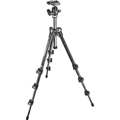 Manfrotto - 293 Carbon Fiber Tripod With 496RC2 Ball Head