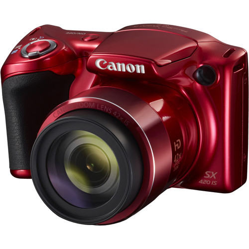 Canon PowerShot SX420 IS Digital Camera (Red)