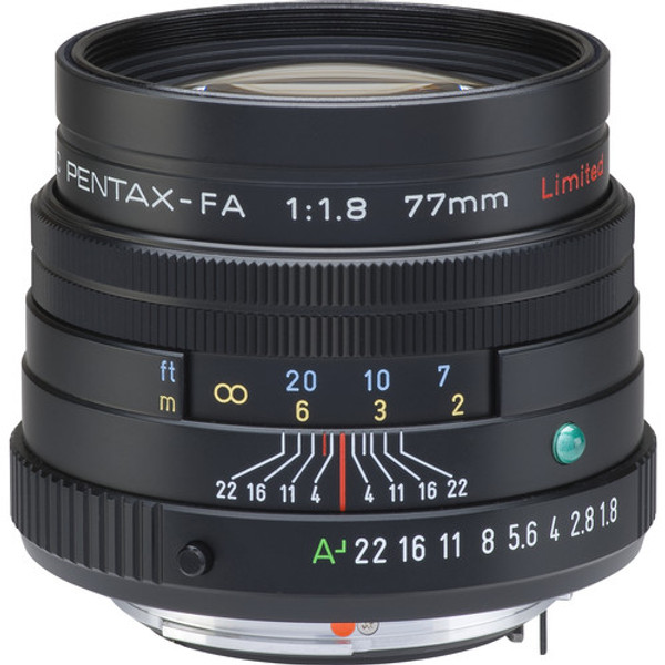 Pentax 77mm f/1.8 Limited SMCP-FA Black