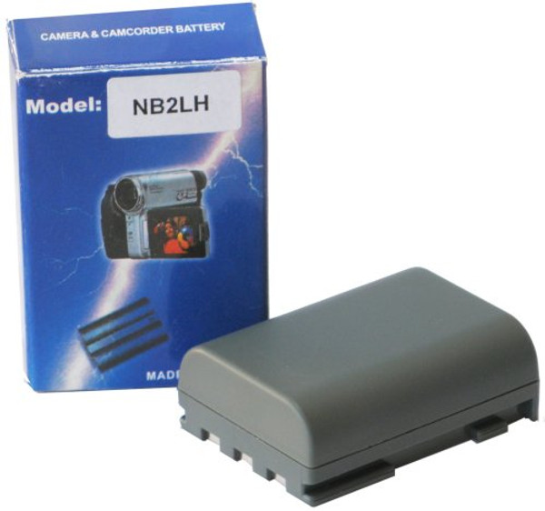 Bower ENB-C2L Energizer Digital Replacement Battery NB-2L for Canon PowerShot G7, G9, S40, S50, S60, S70 and S80 (Black
