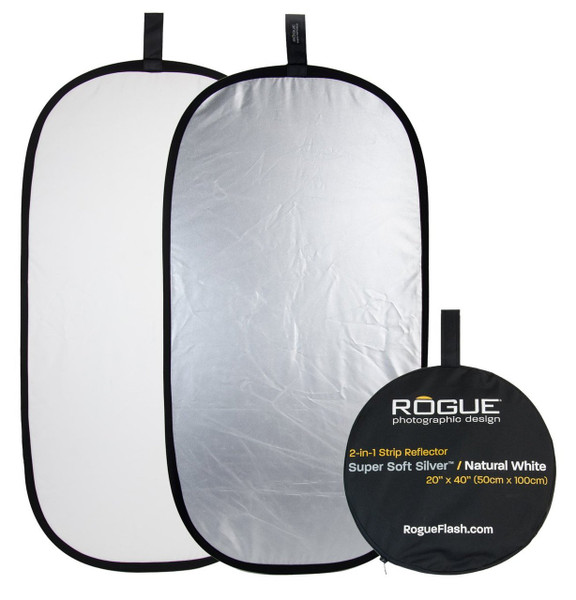 Rogue Photographic Design 2-in-1 Collapsible Reflector 20 x 40",