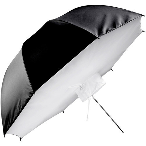 Savage 43" Silver/Black Umbrella