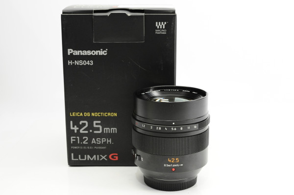 Pre-Owned - Panasonic - Lumix - G Leica DG Nocticron 42.5mm f/1.2 ASPH Power OIS Lens