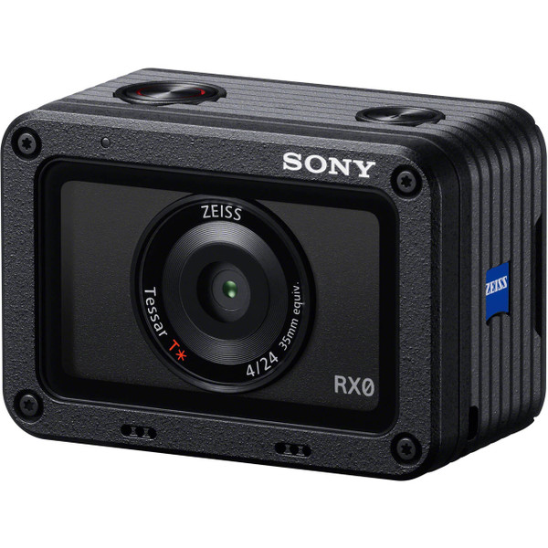 Sony - RX0 1 0"-Type Sensor Ultra-Compact Waterproof/Shockproof Camera