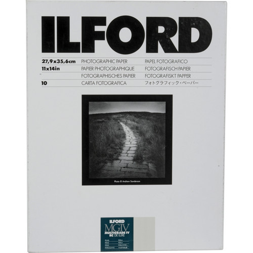 Ilford - Multigrade IV RC DeLuxe Paper (Pearl, 11 x 14", 10 Sheets)