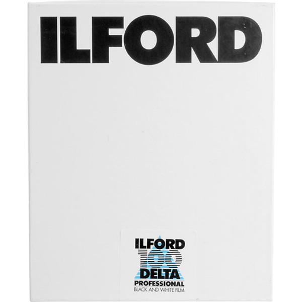 Ilford Delta 100 Professional Black and White Negative Film (4 x 5", 100 Sheets)