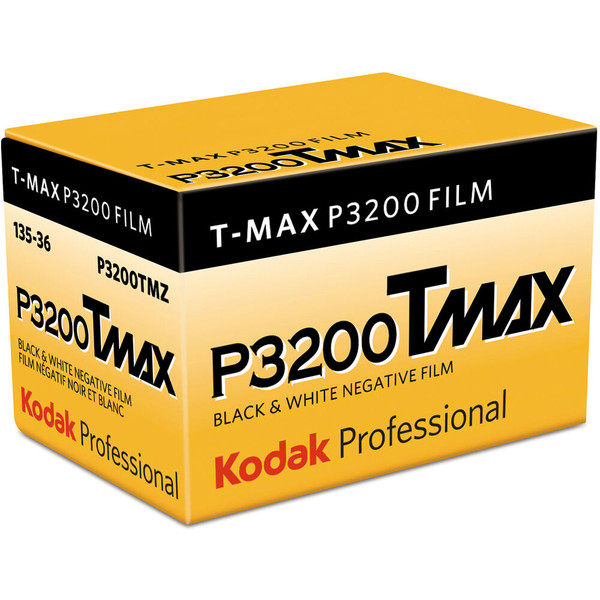Kodak Professional T-Max P3200 Black and White Negative Film (35mm Roll Film, 36 Exposures) (EXPIRED 08/2024)