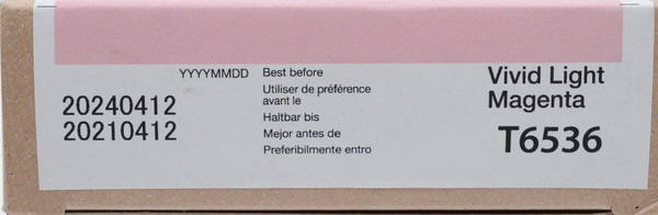 Epson T6536 Ultrachrome Ink - Vivid Light Magenta (200ml)EXPIRED
