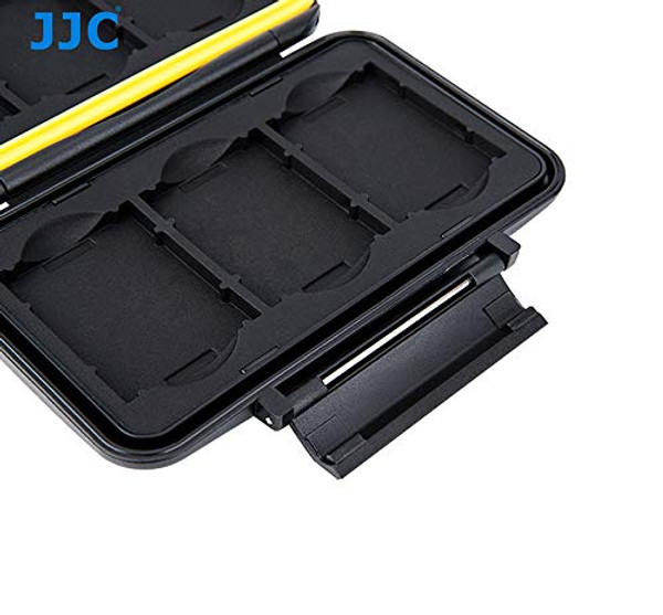 Rugged Water-Resistant Storage Memory Card Case Protector for 6 XQD Cards