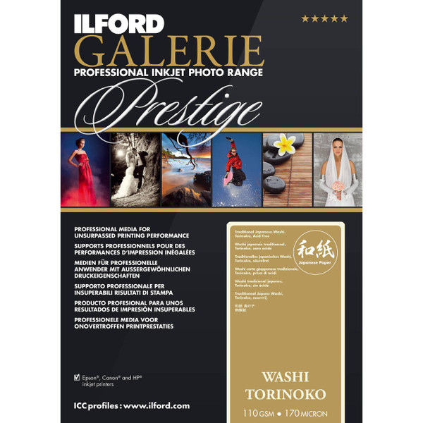 Ilford - Washi Torinoko Fine Art Paper: GPWT7 11x17-25 Sheet Count
