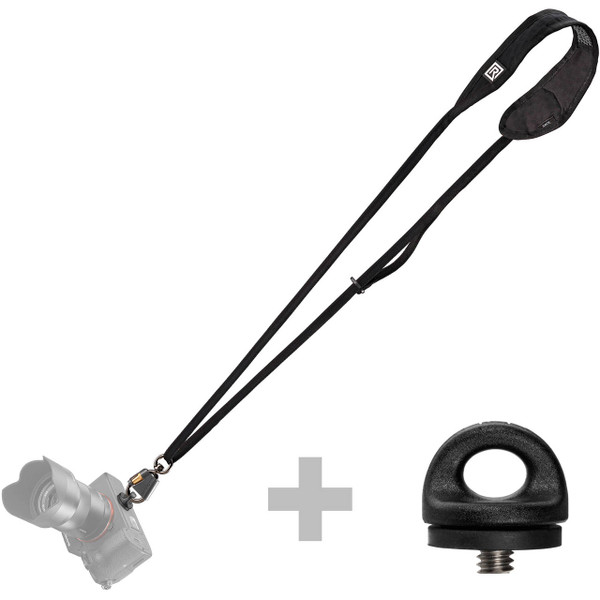 BlackRapid Street Bundle - Street Strap with Extra FR-5 Lightweight Series (Black/Black)