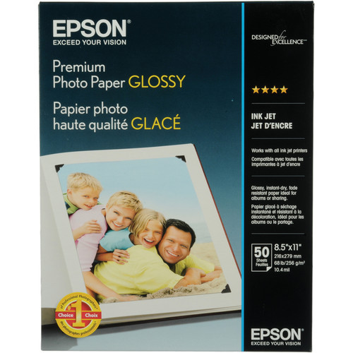 Premium Glossy For 8 5X11" Letter-50 Sheets