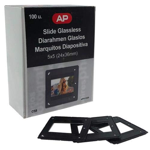 DLC DL-3701 Slide Mounts, 100 Pieces 5X5 (24X26MM)