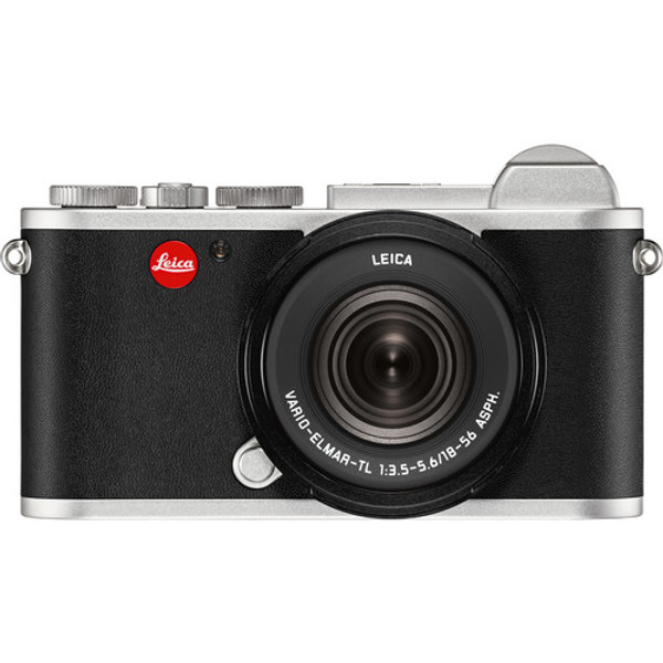 Leica - CL Mirrorless Digital Camera with 18-56mm Lens (Silver Anodized)