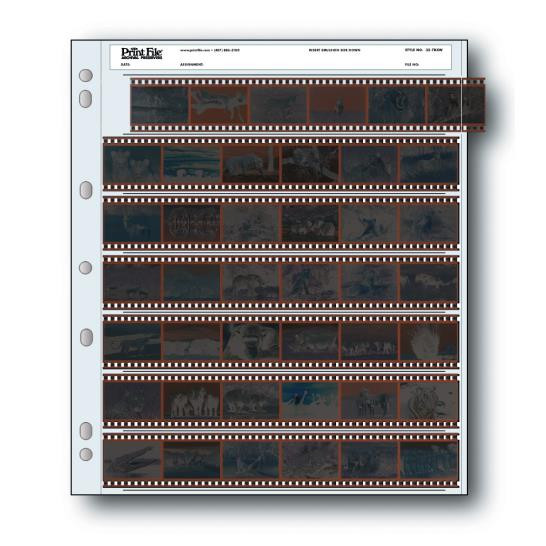 Print File 35-7BXW 35Mm Negative Preservers 7x6 (100 pg)