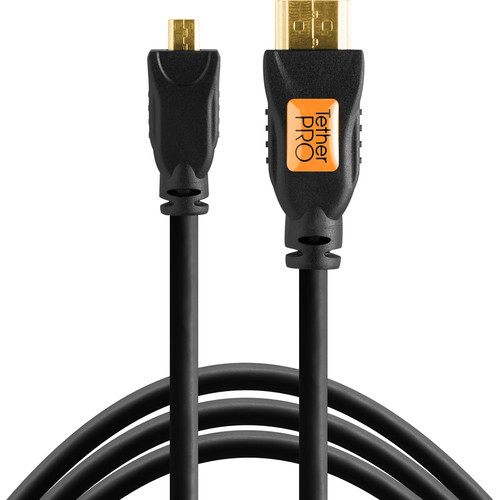 Tether Tools TetherPro Micro-HDMI to HDMI Cable (3')