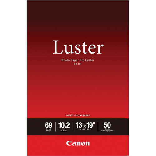 Canon Luster Photo Paper, 13X19''260gsm 50 Sh