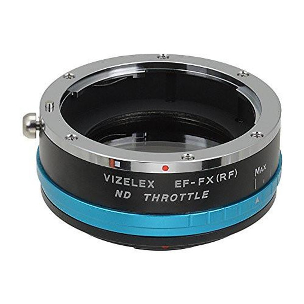 Pre-owned Vizelex ND Throttle Lens Mount Adapter - Canon EOS (EF / EF-S) D/SLR Lens to Fujifilm Fuji X-Series Mirrorless Camera Body with Built-In Variable ND Filter