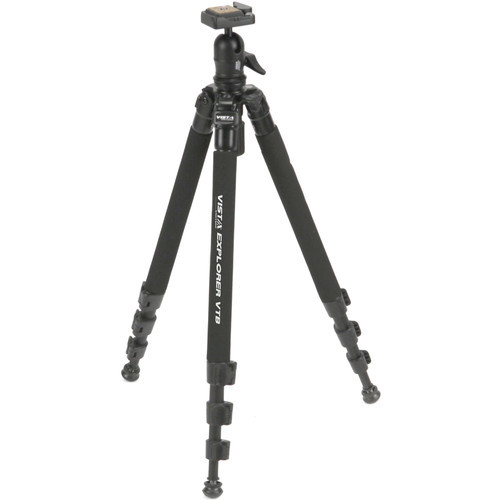 Davis & Sanford Vista Explorer VTB 4-Section Aluminum Tripod with BHQ8 Ball Head, Holds 8 Lbs, Extends to 63"