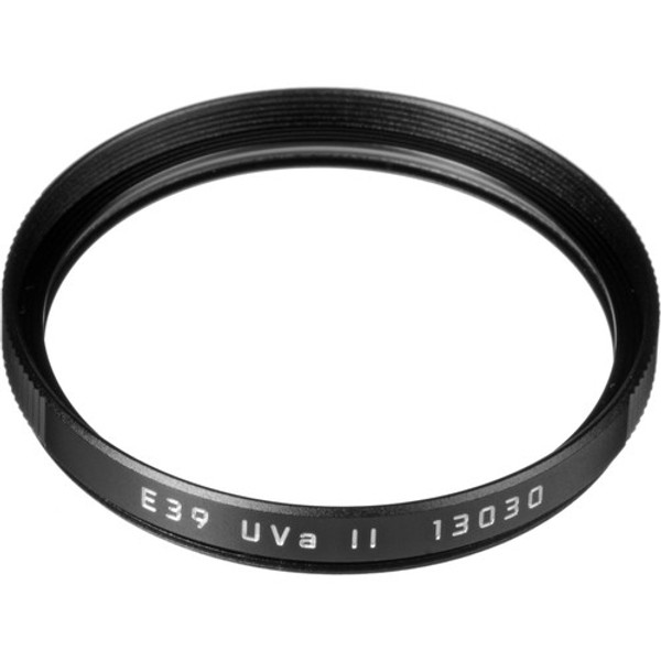 Leica - Filter E39 UVa II Filter (Black)
