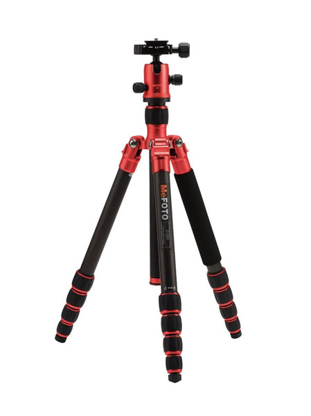 C1350Q1R RoadTrip Carbon Fiber Tripod Kit - Red