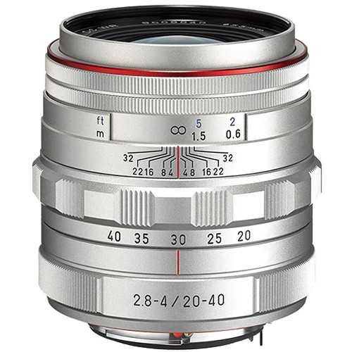 Pentax HD DA 20-40mm f/2.8-4 ED Limited DC WR Lens (Silver)