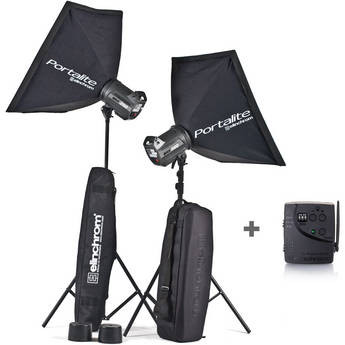 Elinchrom BRX 250/500 2-Light To Go Kit W/ Stands