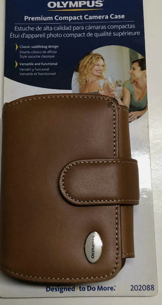 Premium Compact Leather Case Brown Dk For 740/750