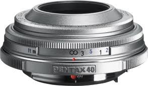 Pentax 40mm F/2.8 SMCP-DA Limited Lens (Silver)