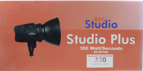 SET OF 3 RPS Studio Plus Flash STROB 300 W/S TOTAL 900 W/S Unit Model SP300