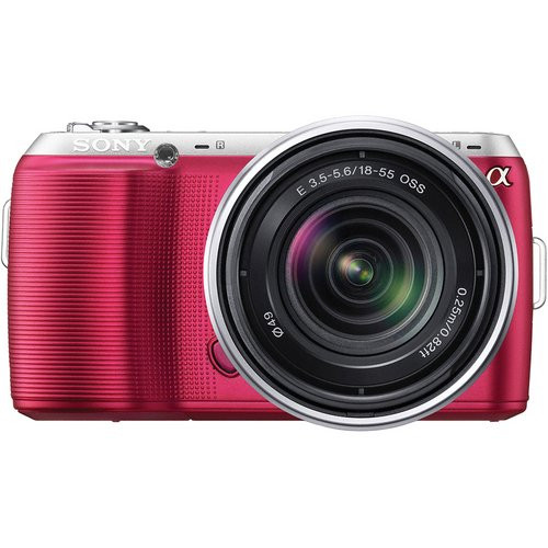 Sony - Alpha NEX-C3K/P Digital Camera W/18-55Mm (Pink)