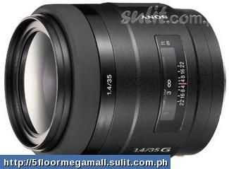 Sony - Alpha 35mm f/1.4G Wide Angle Lens