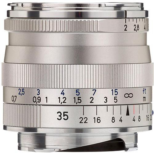 Zeiss Biogon T* 35mm f/2 ZM Lens (Silver)