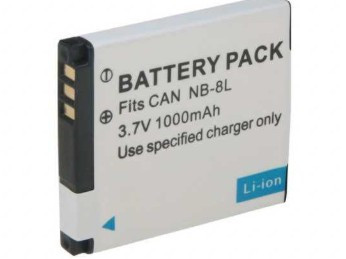 NB8L Model Li-Ion Rechargeable Batt F/ Canon