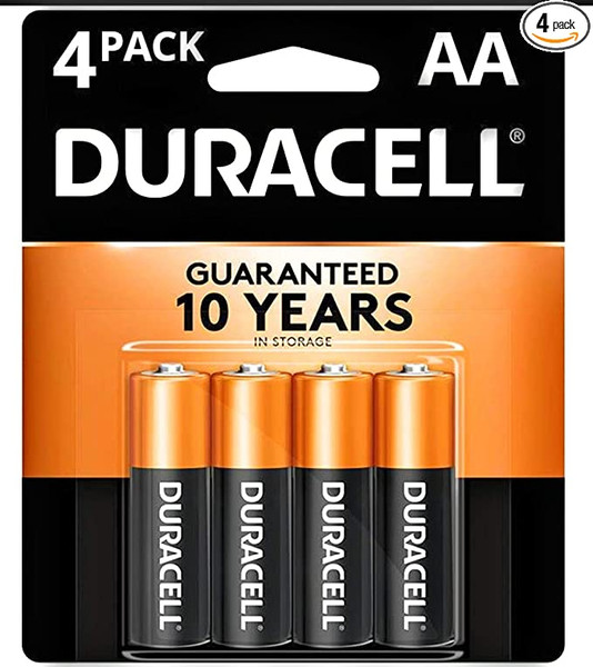 Duracell - AA BATTERY 4PK