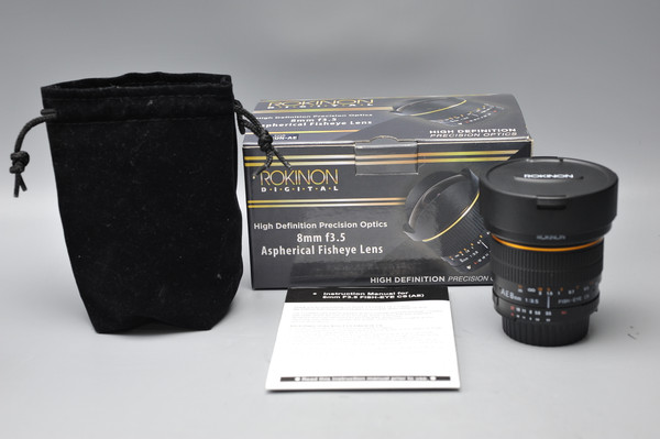 Pre-Owned - Rokinon 8mm f/3.5 Aspherical Fisheye Lens for Nikon