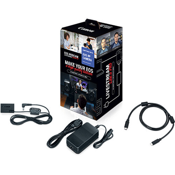Canon EOS Webcam Accessories Starter Kit for EOS RP Mirrorless Digital Camera