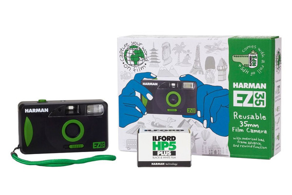 Ilford - HARMAN technology EZ-35 Reusable 35mm Film Camera with One Roll of Film