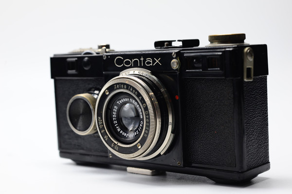 Pre-Owned - Contax i 1933 with Carl Zeiss Jena 5CM F3.5 film rangefinder BLACK