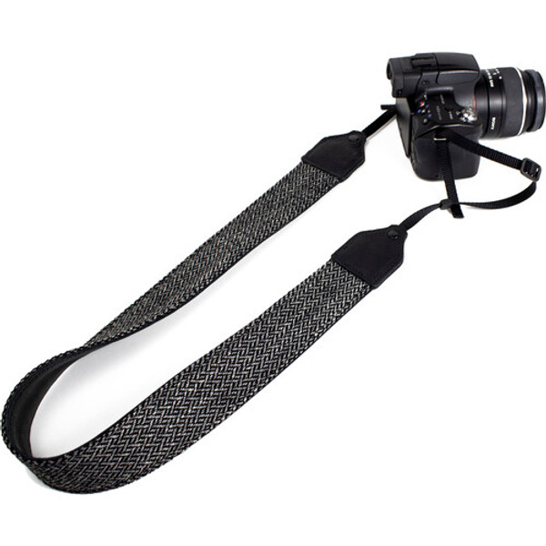 Perri's Leathers Ltd. 2" Wool Fabric Camera Strap (Gray/White)