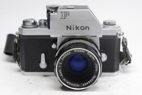 Pre-Owned - Nikon F Photomic (Chrome) w/Nikkor-H 50MM F/2.0 NON-AI Lens