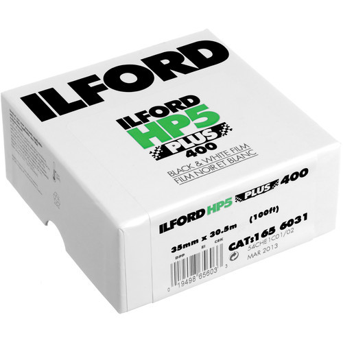 Ilford - HP5 Plus Black and White Negative Film (35mm Roll Film, 100' Roll)