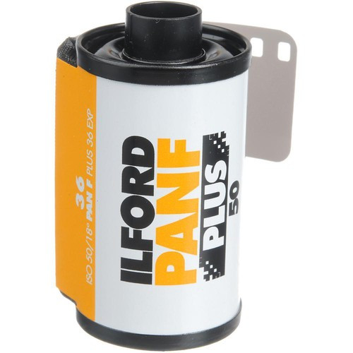 Ilford - Pan F Plus 50 Black and White Negative Film (35mm Roll Film, 36 Exposures)