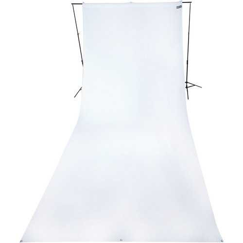 Westcott - 9X20' Wrinkle-Resistant Cotton-Hi Key White
